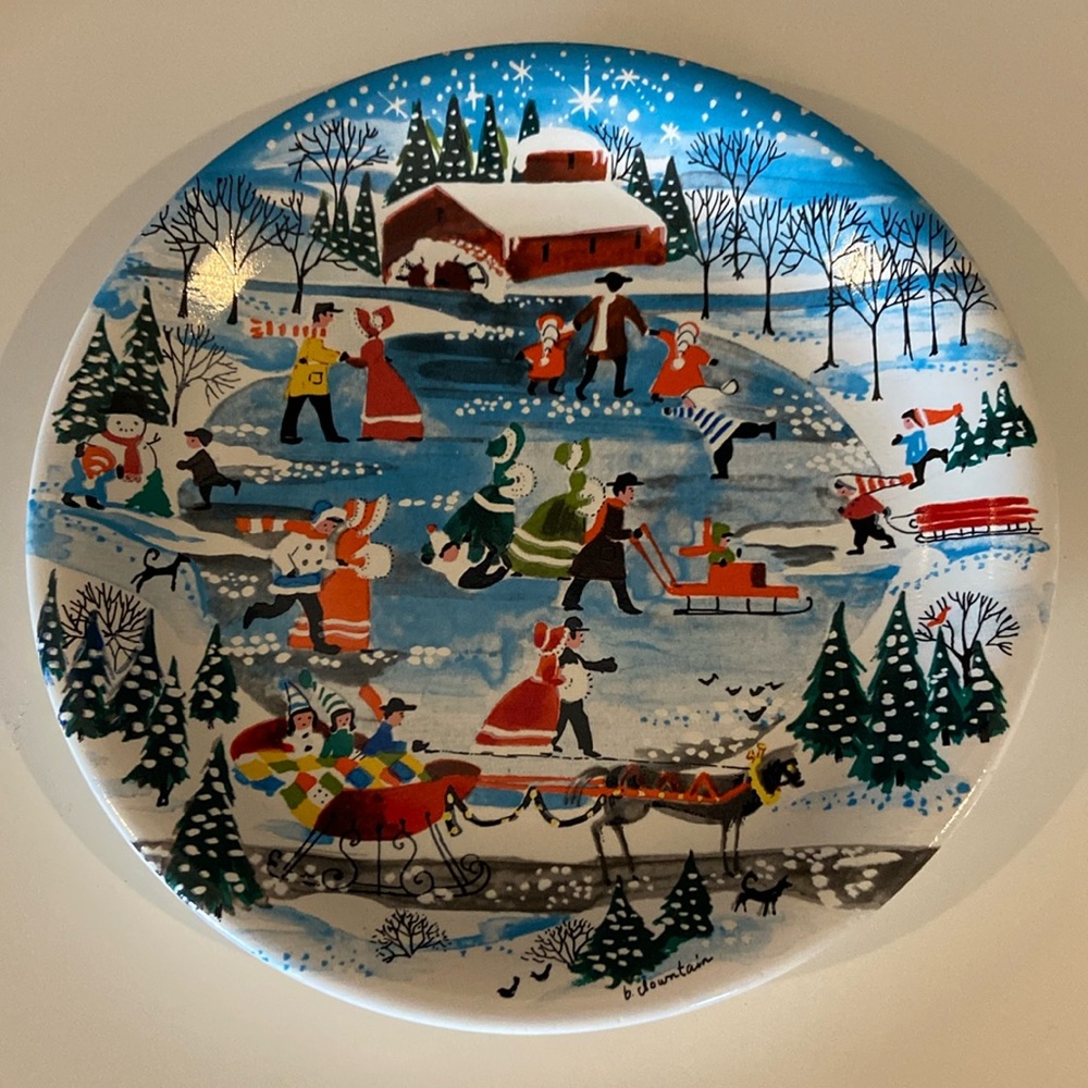 Christmas plate